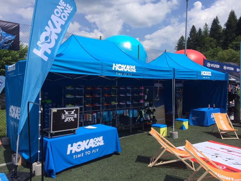 Festiwal Biegu Rzeźnika 2017 stoisko Hoka One One