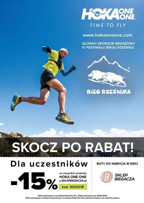 Hoka One One na IV Festiwalu Biegu Rzeźnika