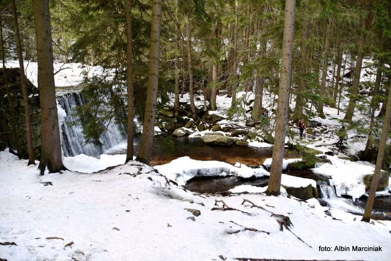 Dziki wodospad na Łomnicy w KARPACZU 6