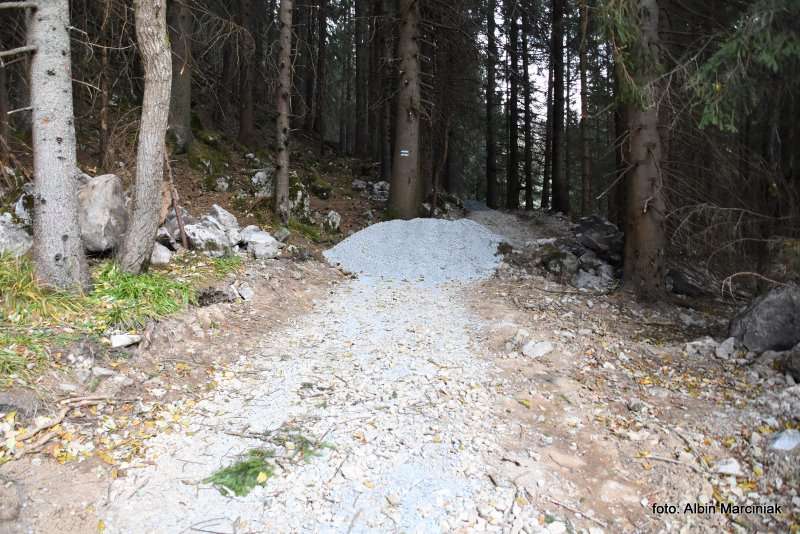 budowa kanalizacji do schroniska na Hali Kondratowej w Tatrach 6