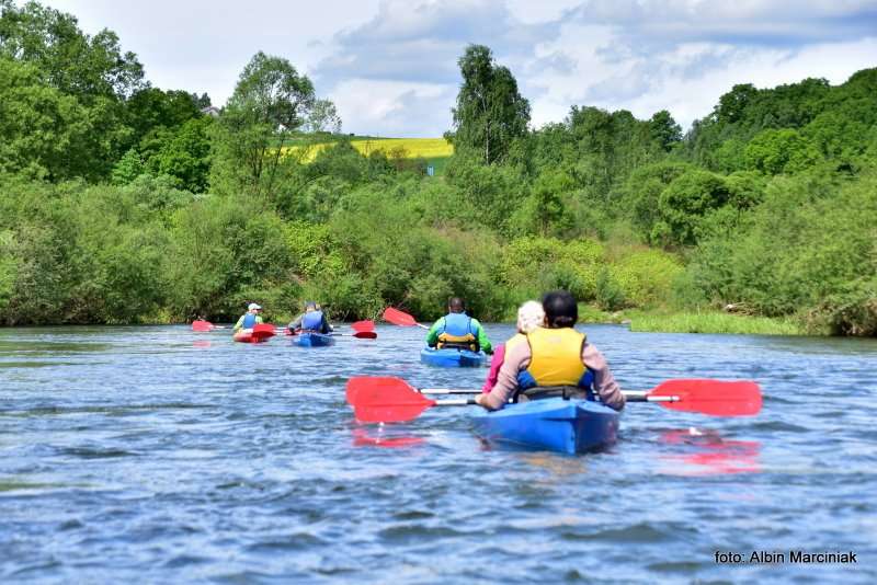 kajaki spływ na skawie 7