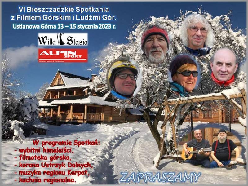VI Bieszczadzkie Spotkania z Filmem Górskim i Ludźmi Gór.
