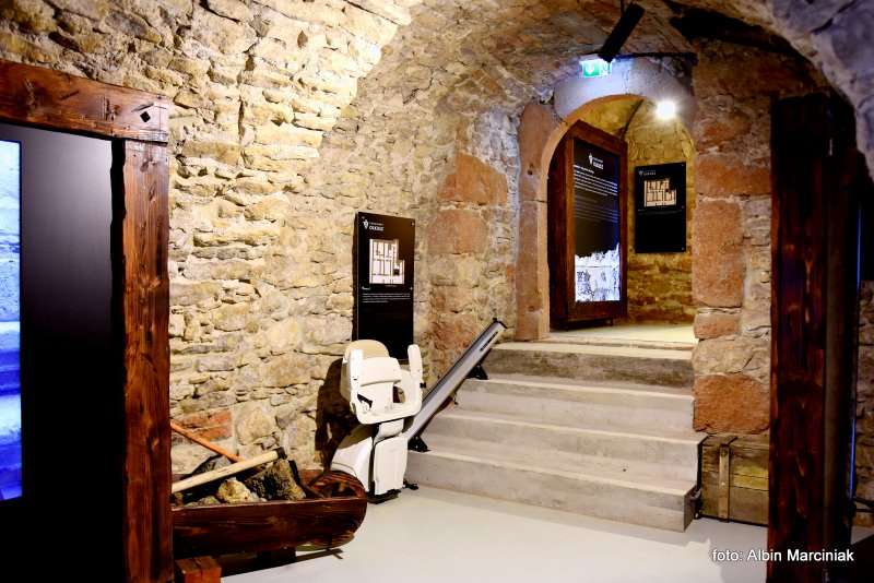 Podziemna trasa turystyczna pod budynkiem starostwa w Olkuszu 12