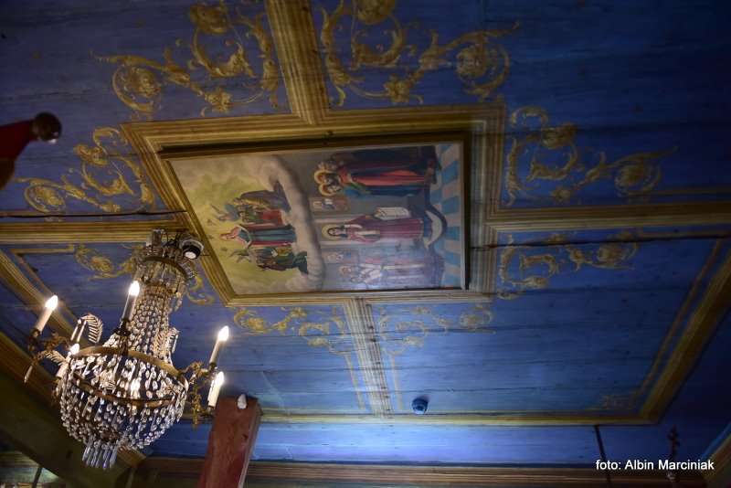 Cerkiew grekokatolicka Owczary Unesco Malopolska Polska zabytkowy kosciol drewniany 11