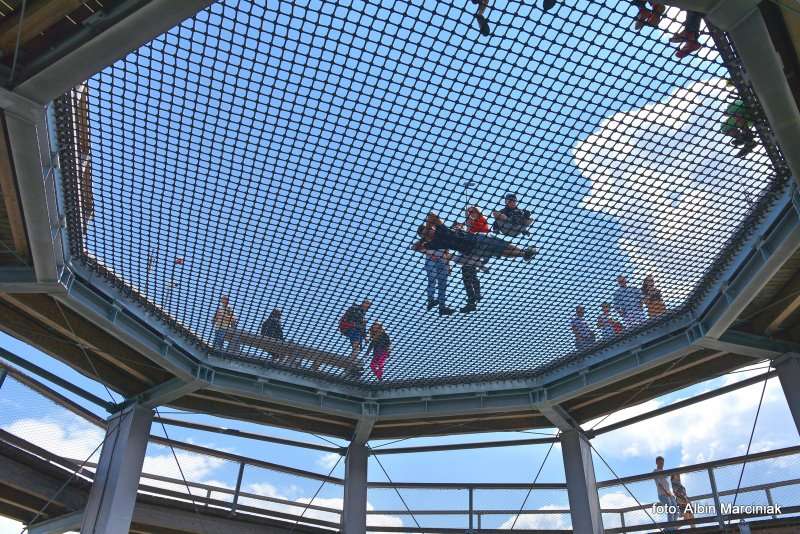 wieża widokowa ścieżka w koronach Słowacja 14