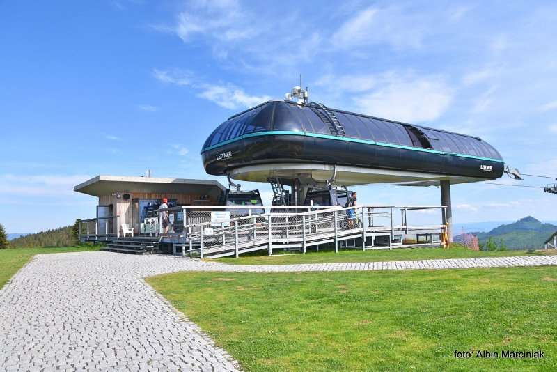 wieża widokowa ścieżka w koronach Słowacja 5