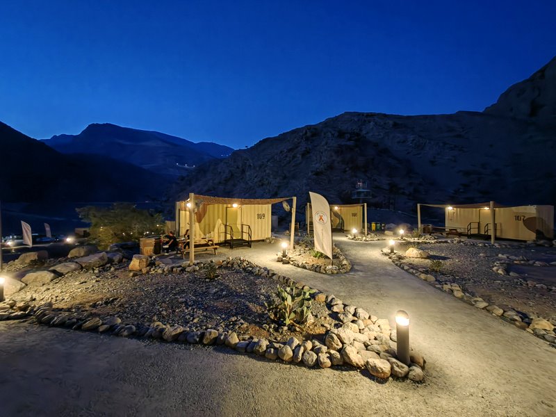 Obóz Bear Grylls Explorer Camp w górach Jebel Jais w Zjednoczonych Emiratach Arabskich