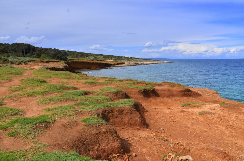 Czerwony Kamień na wyspie Vir